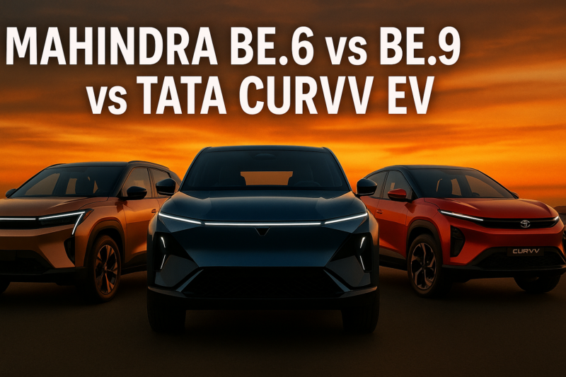 Mahindra BE.6 vs BE.9 vs Tata Curvv EV: The Battle for India’s Electric SUV Crown